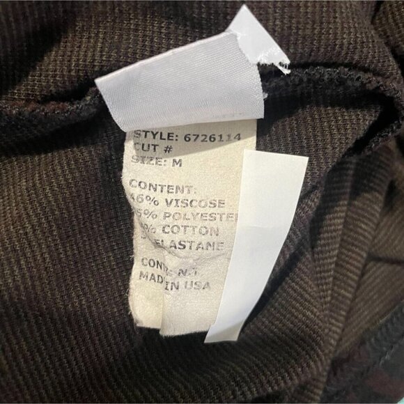 NEW Cut Loose Size Medium  Top Blouse Long Sleeve Mock Neck - Picture 10 of 10